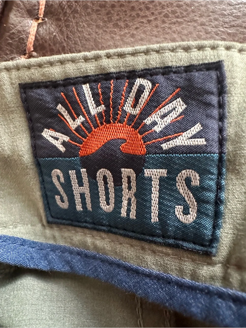Bundle of 2- All Day Shorts, Faherty, size 36, green and blue